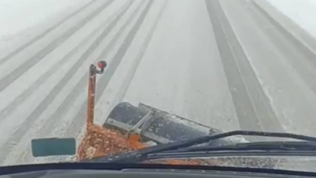 Alacabel'de kar kalınlığı 30 santimetreye ulaştı! 2